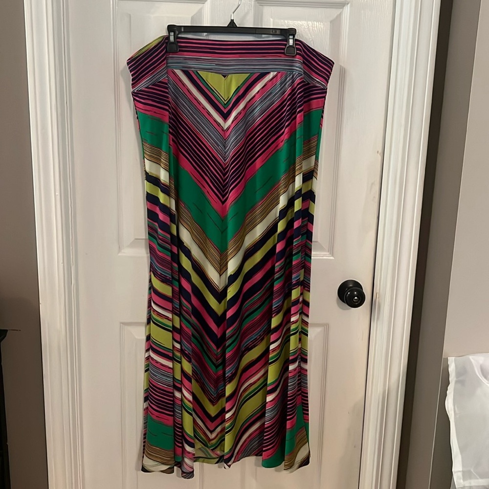 Multi-colored Maxi Skirt
